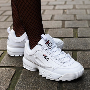 代购斐乐 fila disruptor2 破坏者2代复古街头厚底锯齿男女运动鞋