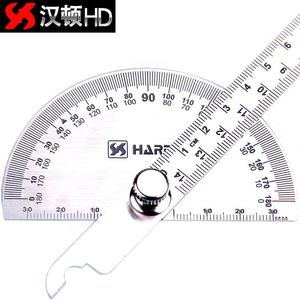  span class=h>汉顿 /span>半圆量角器角度尺不锈钢角度器万用 span