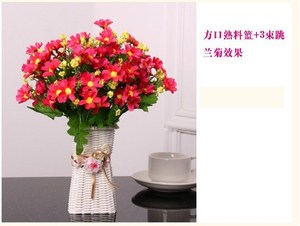 【塑料花瓶插花竹编图片】塑料花瓶插花竹编图片大全_好便宜网