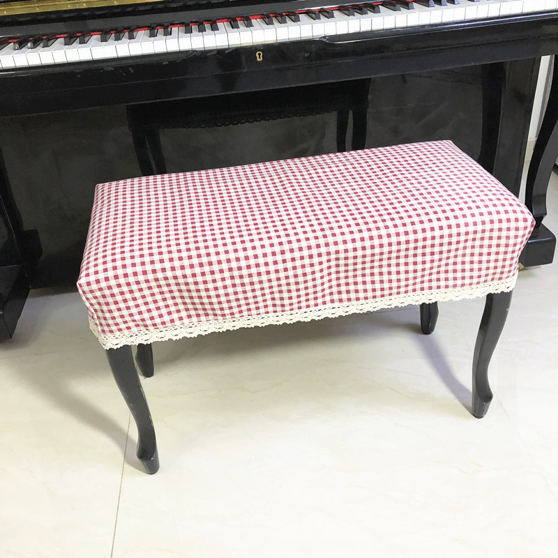 琴梦新品包邮棉麻钢琴凳罩、双人钢琴凳罩、单人升降琴凳套