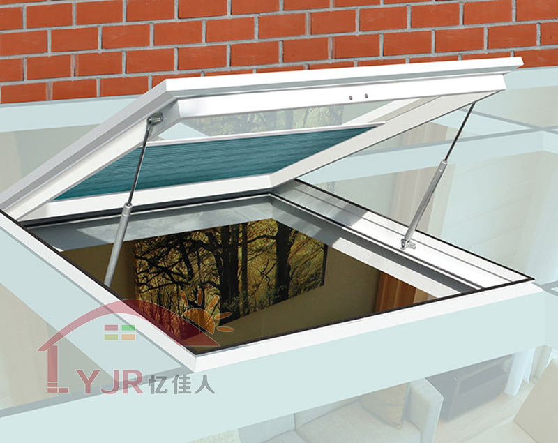 阳光房屋顶天窗 防水天窗 电动遥控天窗 玻璃阁楼天窗 开启天窗