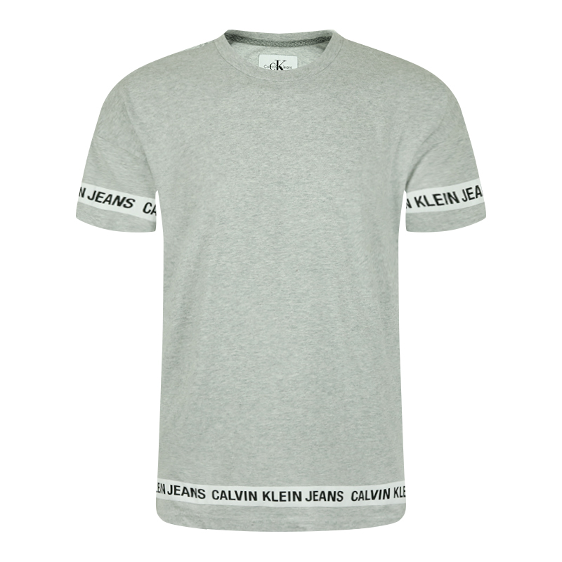 Calvin Klein/CK jeans男圆领短袖T恤夏季纯棉Logo半袖美国直邮