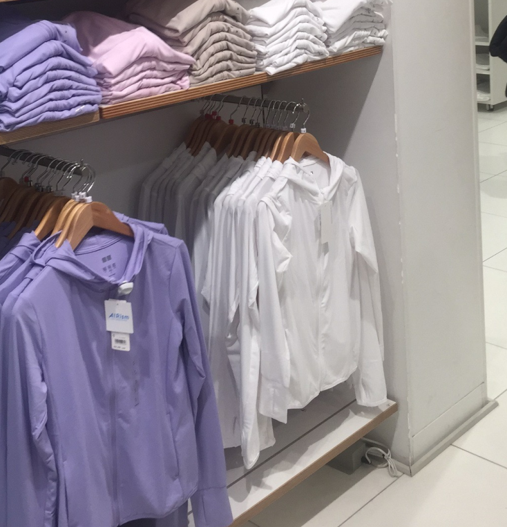 日本优衣库防晒衣男款女儿童紫色透气防晒服UV防紫外线外套2019年