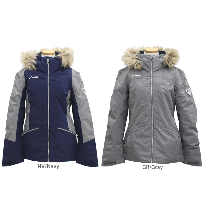 日本代购 PHENIX菲尼克斯 时尚修身女款雪服双板滑雪服上衣外套