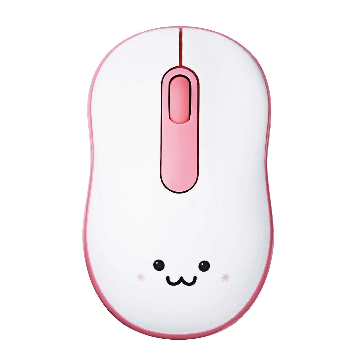 日本正品 宜丽客/ELECOM 可爱无线女生粉色静音迷你便携鼠标