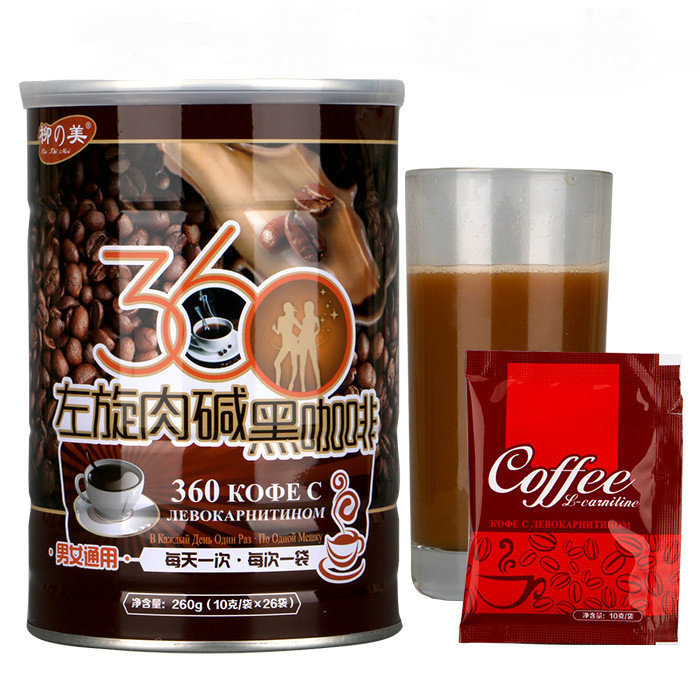 柳之美左旋肉碱咖啡360咖啡男女通用轻运动辅助产品正品包邮