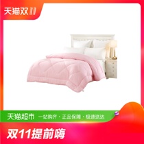 水星家纺 爱丽丝玫瑰七孔春秋被 四季被春秋被子被芯