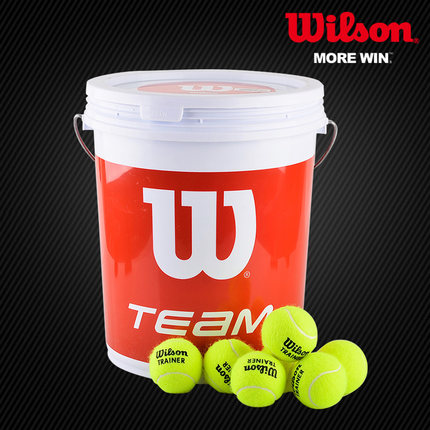 Wilson威尔逊team系列桶装网球 无压网球袋装训练网球