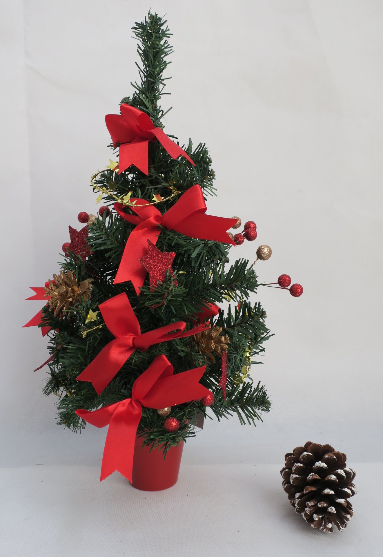 圣诞橱窗摆件 圣诞节装饰用品 30CM高圣诞树装饰摆件 单个价格