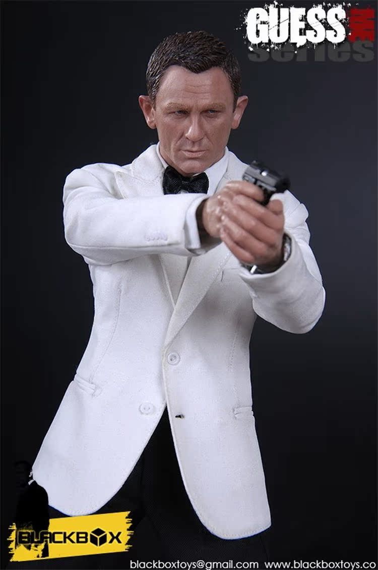 blackbox 007幽灵党特工1/6詹姆斯邦德 007可动人偶模型 现货
