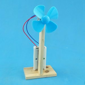 小学生物理实验模型手工发明拼装材料diy科技小制作 自制电动风扇