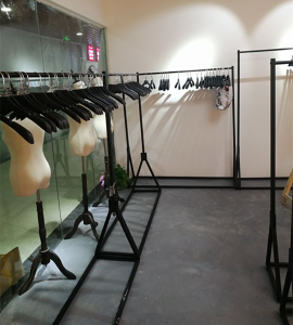 铁艺服装店展示架落地式衣架男女货架童装服装架组合中岛架侧挂架铁艺货架