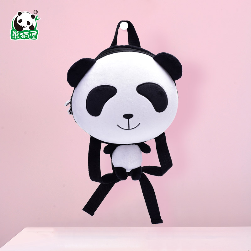 熊猫屋3D大头幼儿园书包儿童背包可爱小包包双肩包3-6岁宝宝男女