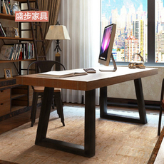 简约现代台式电脑桌办公桌卧室书桌桌子长桌写字台家用实木工作台