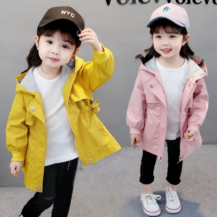 2018新款女童外套风衣春季韩版童装女宝宝长袖上衣春秋装1-3一4岁童装