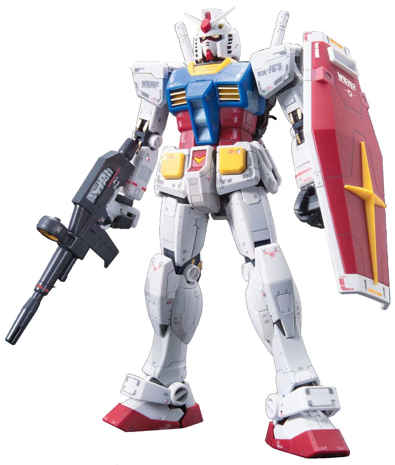 日本正品万代bandai rg 01 rx-78-2元祖 始祖高达 1/144阿姆罗