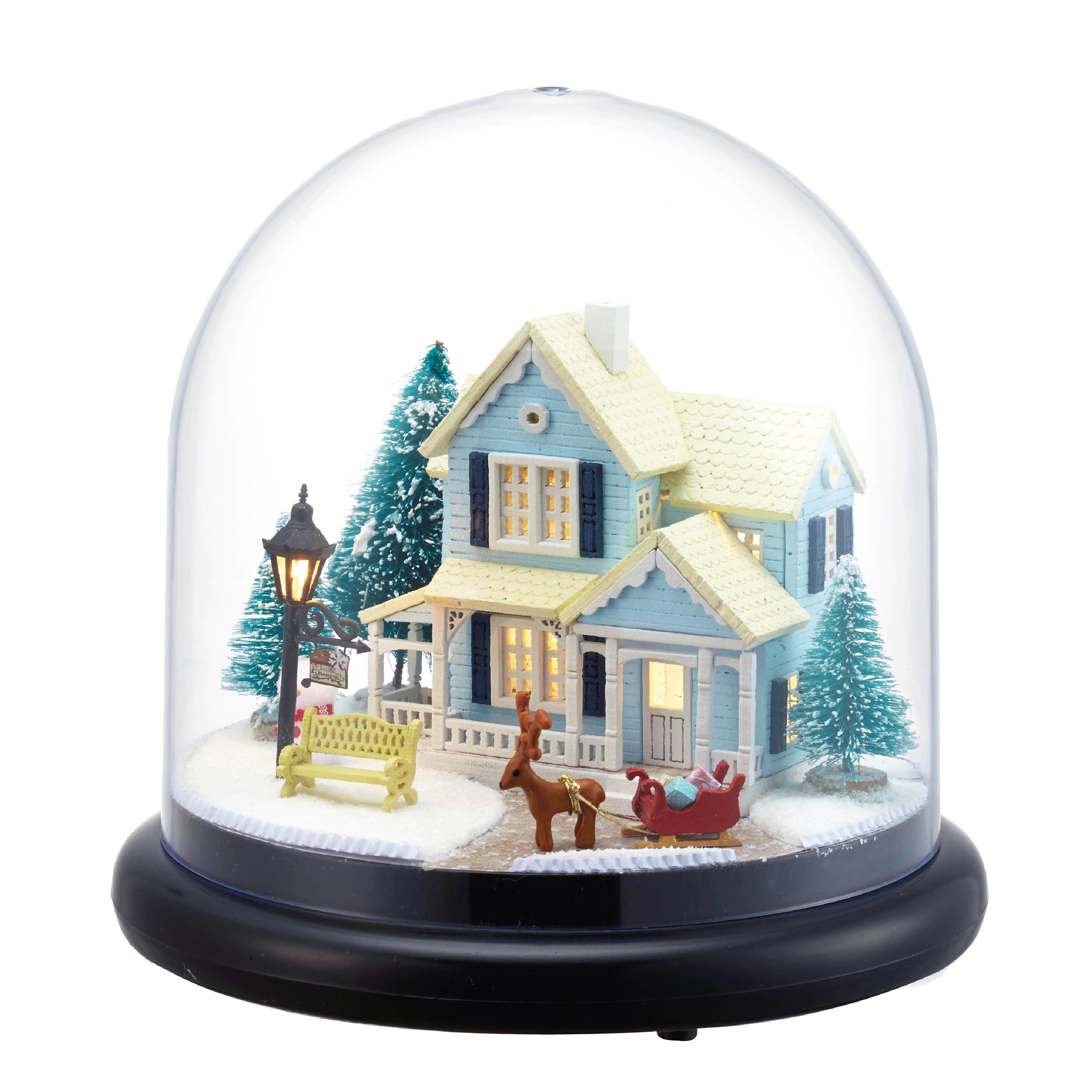 贝塔曼 diy小屋北欧童话手工制作场景玩具迷你小房子模型新年礼物