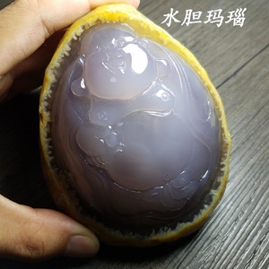 水胆玛瑙手把件图片