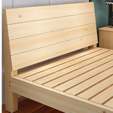 实木床架1.5双人床1.8松木1米单人床原木现代简约1.2米简易儿童床