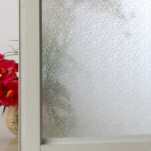 emit忆美特细格子磨砂无胶静电玻璃贴 45 60 90cm宽10cm长 es002