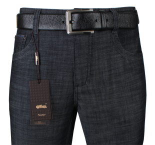 老爷车正品男士牛仔裤 男 裤子 直筒宽松长裤 新款牛仔修身男装薄