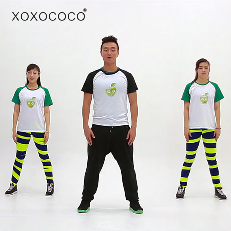 筷子兄弟 广场舞视频衣服 王广成 小苹果演出服 舞蹈教学同款t恤