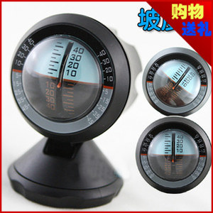 汽车用车载指南针平衡仪 汽车水平仪坡度仪越