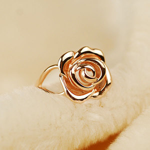 立体玫瑰花戒指图片