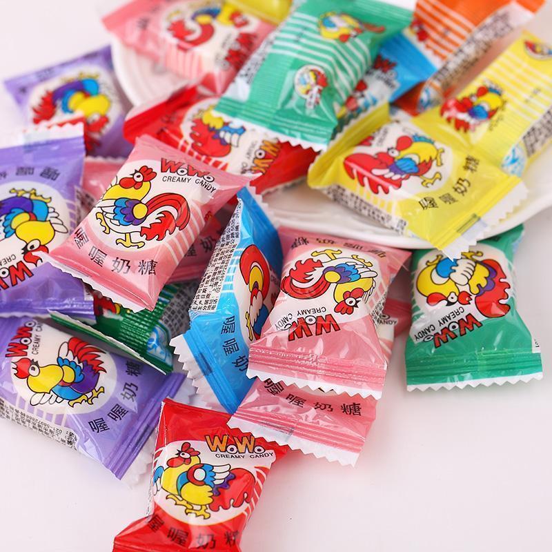 天天特价 80后零食儿时回忆 正宗散装喜糖果喔喔奶糖500g