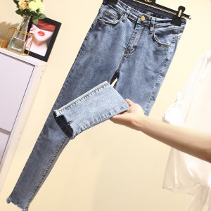 大萝莉大码女装2018夏装新款胖mm牛仔短裤女
