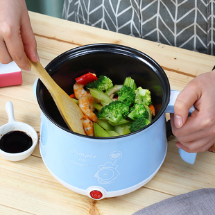 寝室神器锅学生宿舍多功能迷你电煮面锅家用小功率炒菜锅1人-2人
