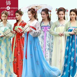 出租印花古装汉 span class=h>服 /span>齐胸襦裙 span class=h>贵妃 