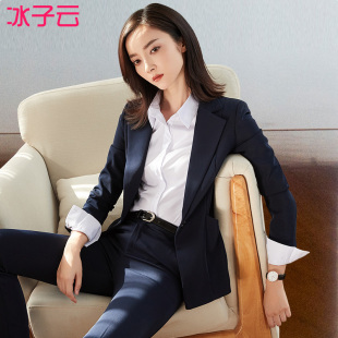 冰子云春秋职业套装女时尚工装ol女士西服大学生正装小西装工作服