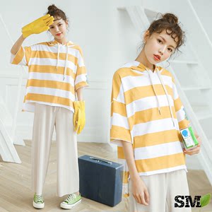 运动服套装女夏装新款初中高中学生韩版宽松印