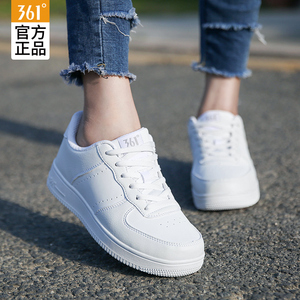 361板鞋女鞋运动鞋女空军一号小白鞋秋季新款正品361度白色休闲鞋