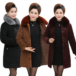 【中年女棉袄中长款价格】最新中年女棉袄中长