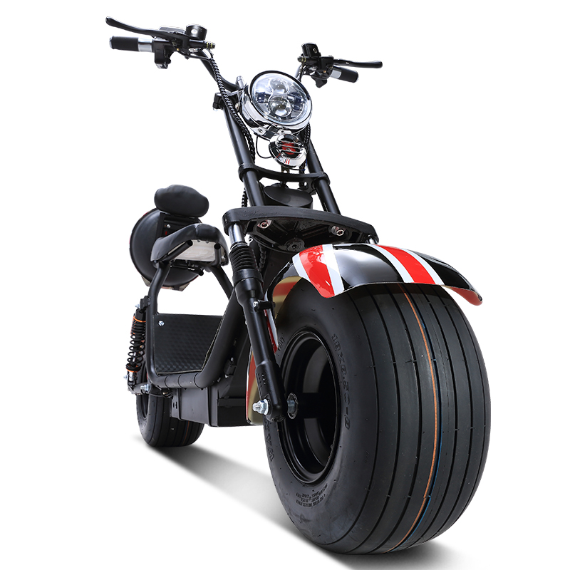 2017新款普哈雷踏板电动车双人电动摩托跑车成人电瓶车超大两轮胎