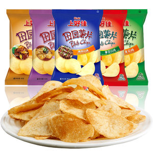  span class=h>上好佳 /span>田园 span class=h>薯片 /span>番茄烧烤
