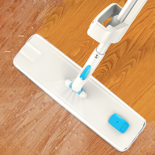 宝家洁喷雾拖把家用免手洗懒人拖地干湿两用一拖净喷水刮刮乐平板