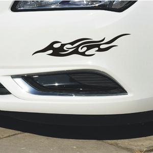 火焰划痕贴 个性图腾车门贴 遮挡擦痕保险杠车身贴汽 span class=h>车