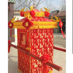 婚庆花轿大红价格