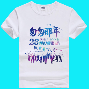 短袖衫男女学生毕业班服同学会t恤20年运动服定制同学聚会团体服