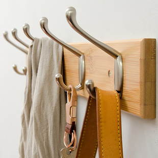 挂衣钩壁挂墙壁排钩衣钩挂衣架墙上衣帽架衣服挂钩玄关创意衣帽钩