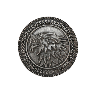 欧美电影权利的游戏周边复古坦格利安龙单位徽章胸针男士衬衫别针