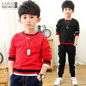 6童装春装2018新款8男童套装儿童9卫衣10岁
