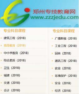 河南省专业技术人员专业科目继续教育平台郑州