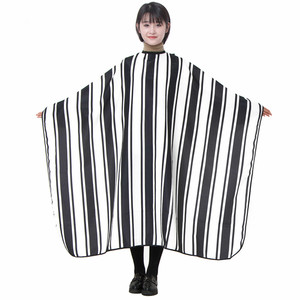 包邮复古条纹美发理发 span class=h>围布 /span>  span class=h>大号