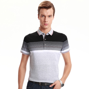 【季末清仓】虎牌男装2018年夏季薄款短袖抗皱免烫透气商务正装