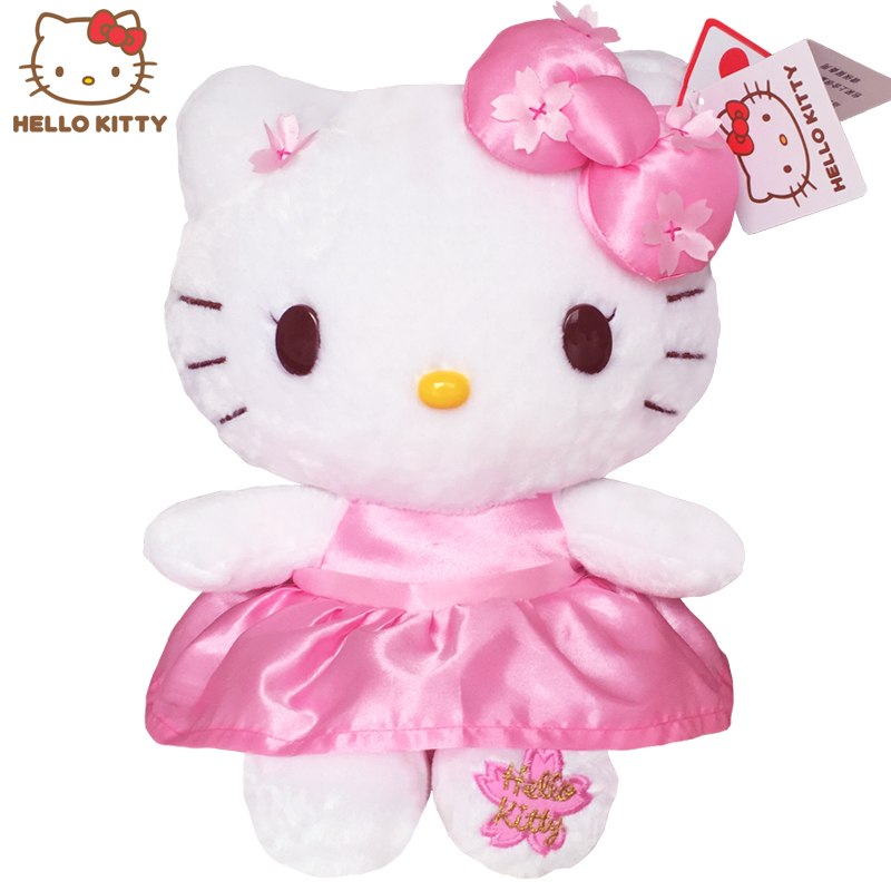 正版hello kitty公仔 凯蒂猫咪毛绒玩具布偶娃娃毕业生日礼物女