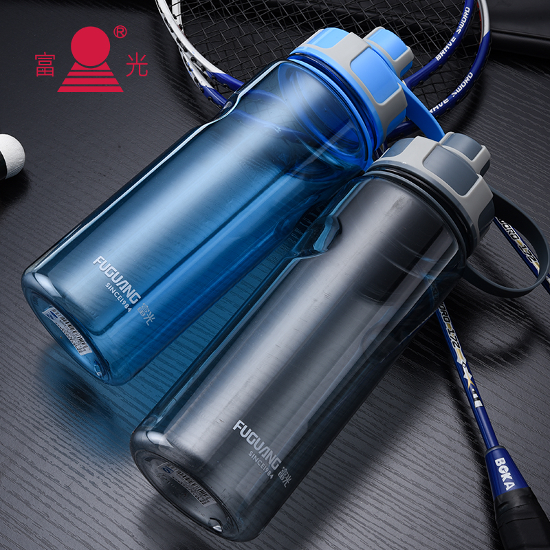 富光超大容量水杯2000ml户外便携塑料太空杯成人大号1000防爆水壶